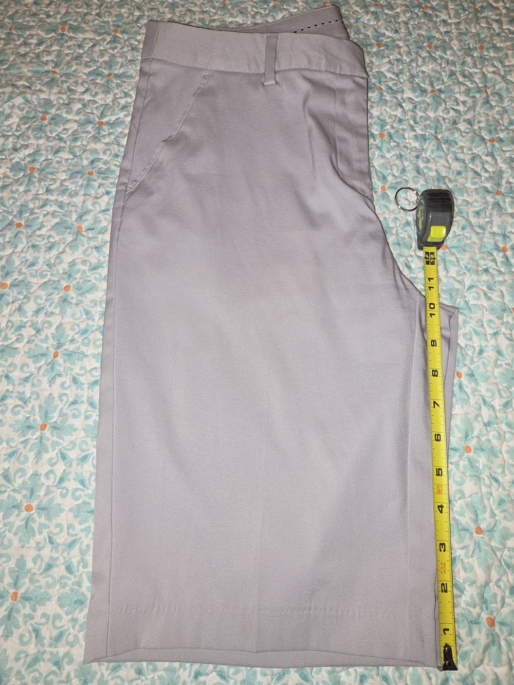 Greg Norman Collection Light Gray Women's Bermuda Shorts - Picture 3 of 4